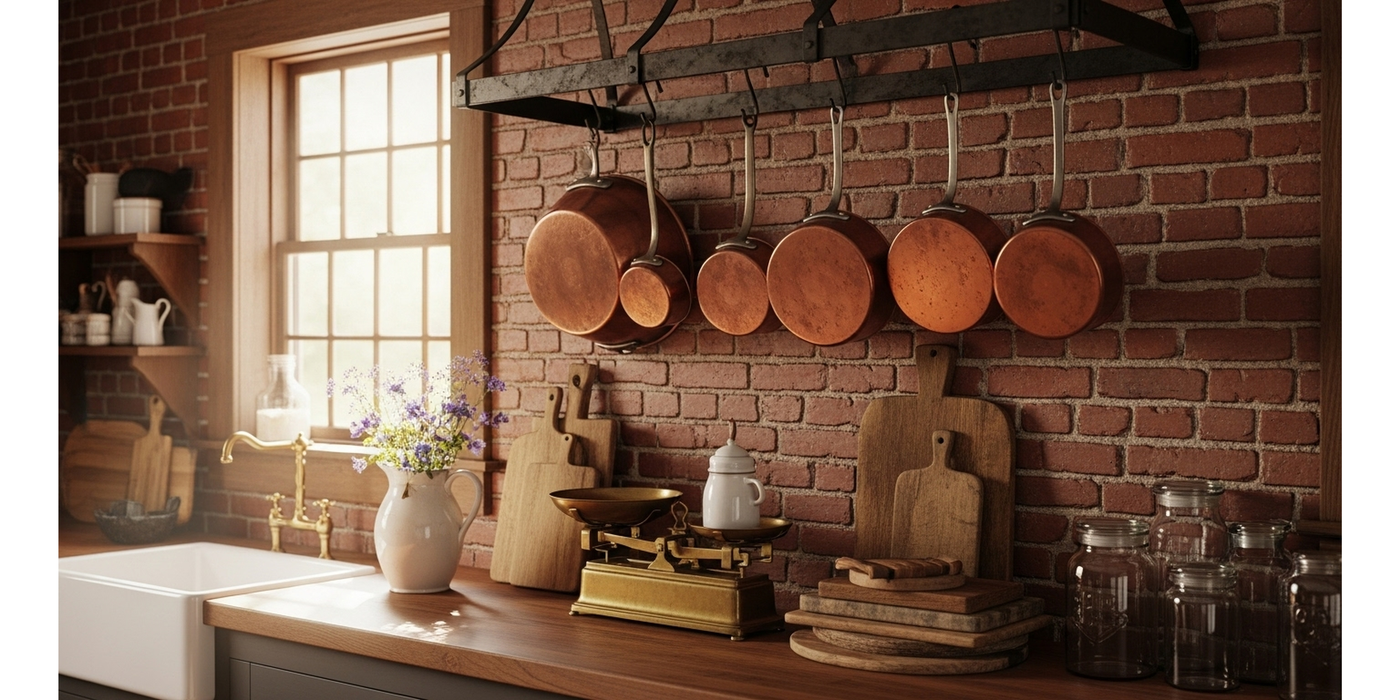 The Timeless Charm of a Warm, Handcrafted Kitchen