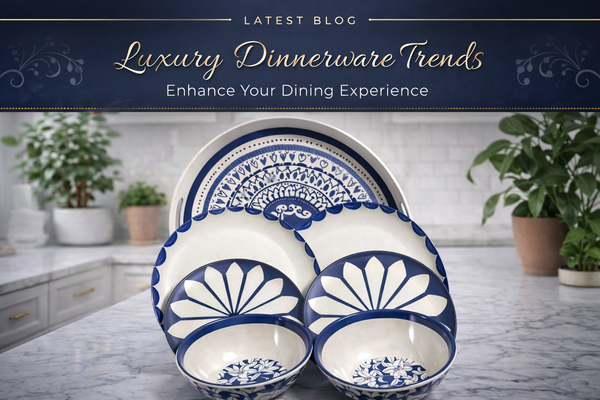 The "Azure Mandala" Grand Serving Collection