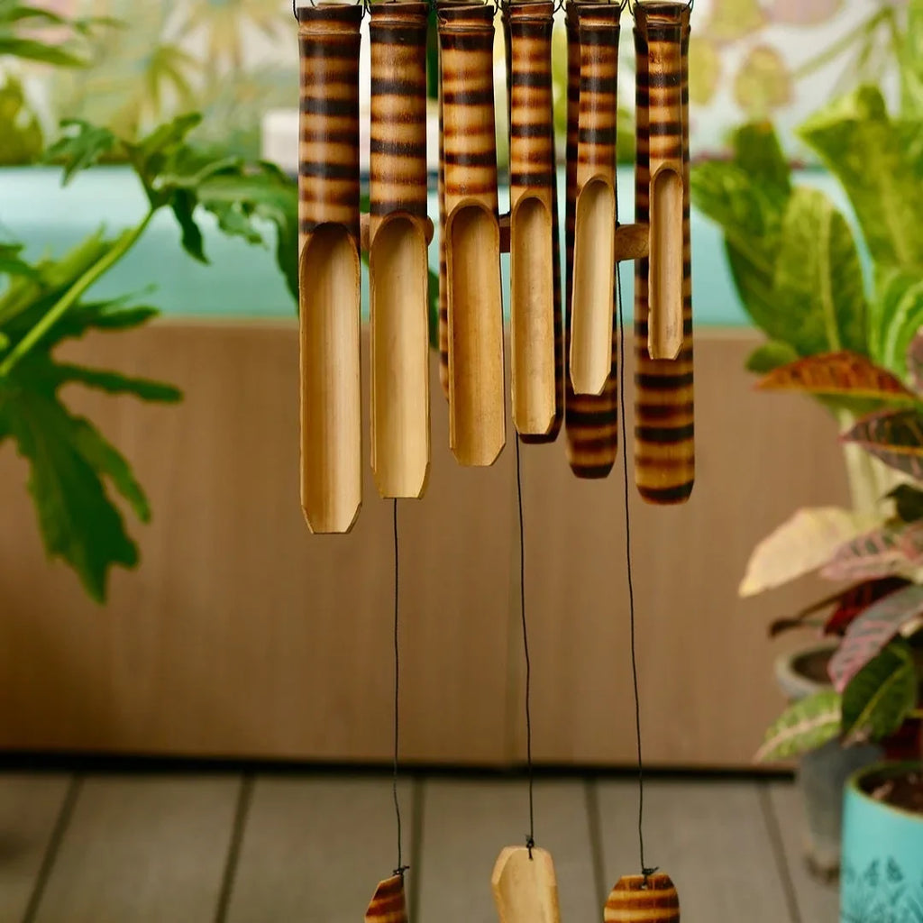 TIMBER KALA’S OWLS 3 CELESTIAL CHIMES FOR OUTDOORS