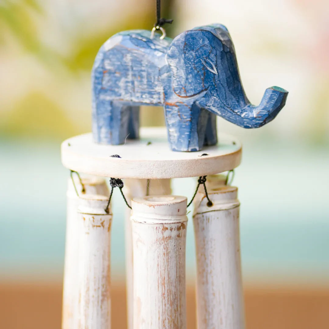 TIMBER KALA’S ELEPHANT CELESTIAL CHIMES FOR OUTDOORS