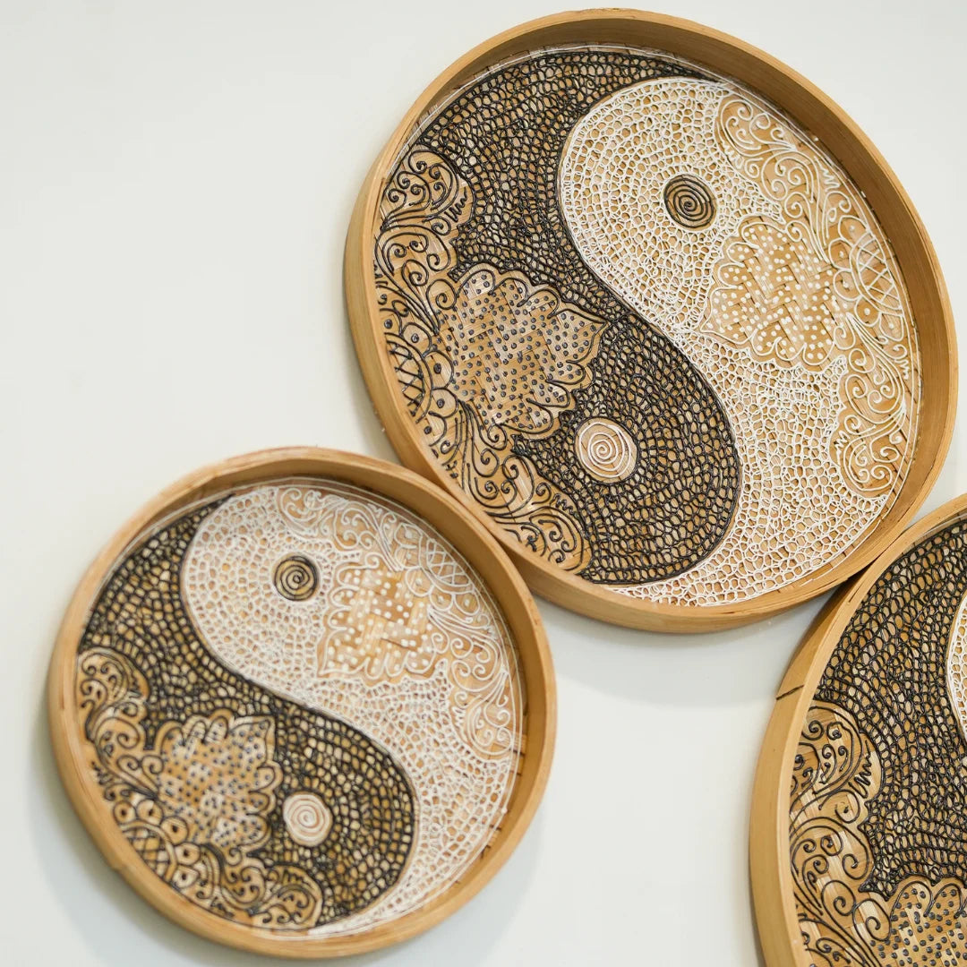 TIMBER KALA'S NATURE’S MANDALA FOR DECOR - SET OF 5 PCS
