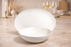 Speckled Stone Oval Serving Platter and Pasta Bowl Set