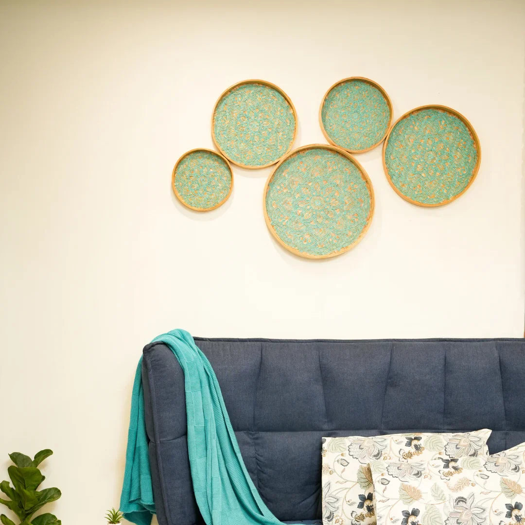 TIMBER KALA'S NATURE’S MANDALA FOR DECOR - SET OF 5 PCS