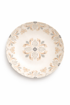 Heritage Gold & Slate Extra-Large Hand-Painted Salad Bowl