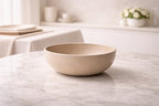 Sandstone Matte 2-Piece Minimalist Soup Bowl Set
