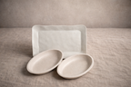Stone Harvest 3-Piece Oval and Rectangular Platter Set