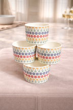 Orchard Harvest 4-Piece Fruit Motif Snack Bowl Set