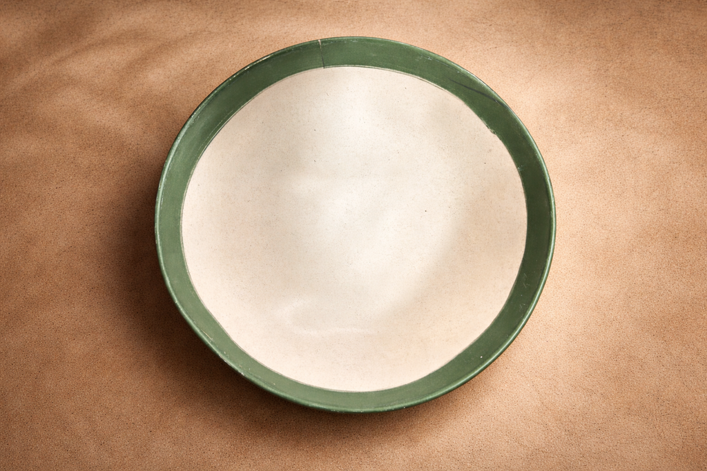 Forest Stripe 2-Piece Stoneware Pasta Bowl Set