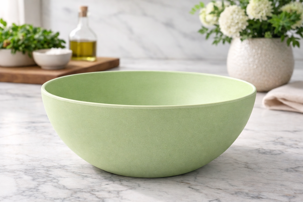 Sage Garden Large Bamboo-Fiber Salad Bowl