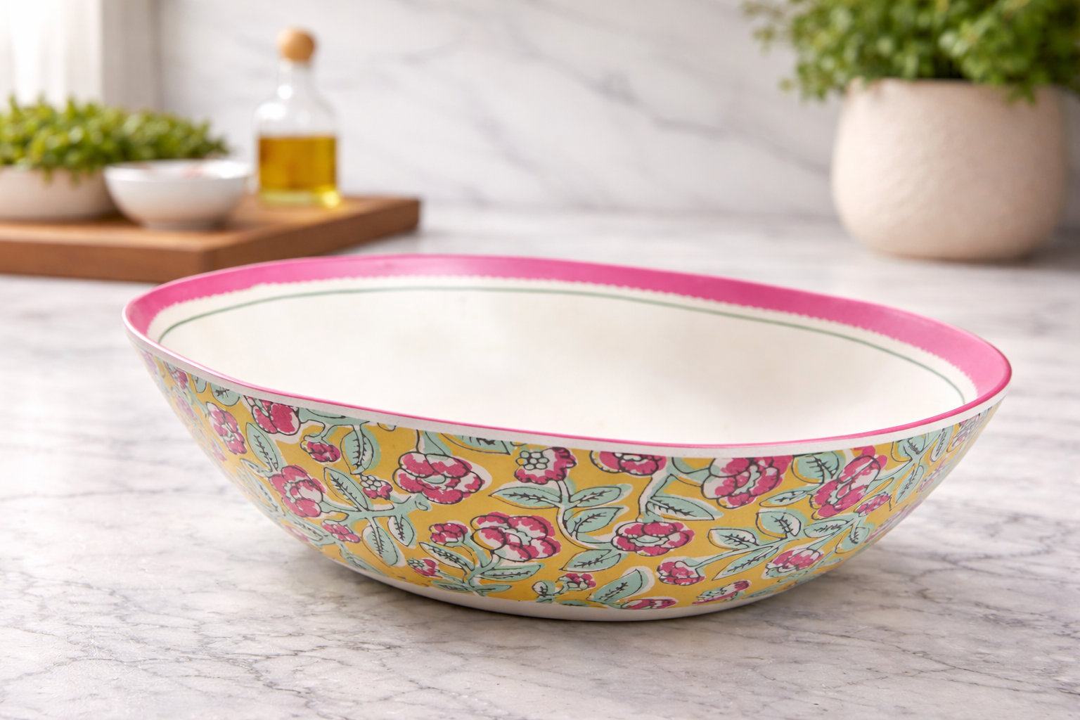 Wildflower Meadow Extra-Large Ceramic Pasta Bowl
