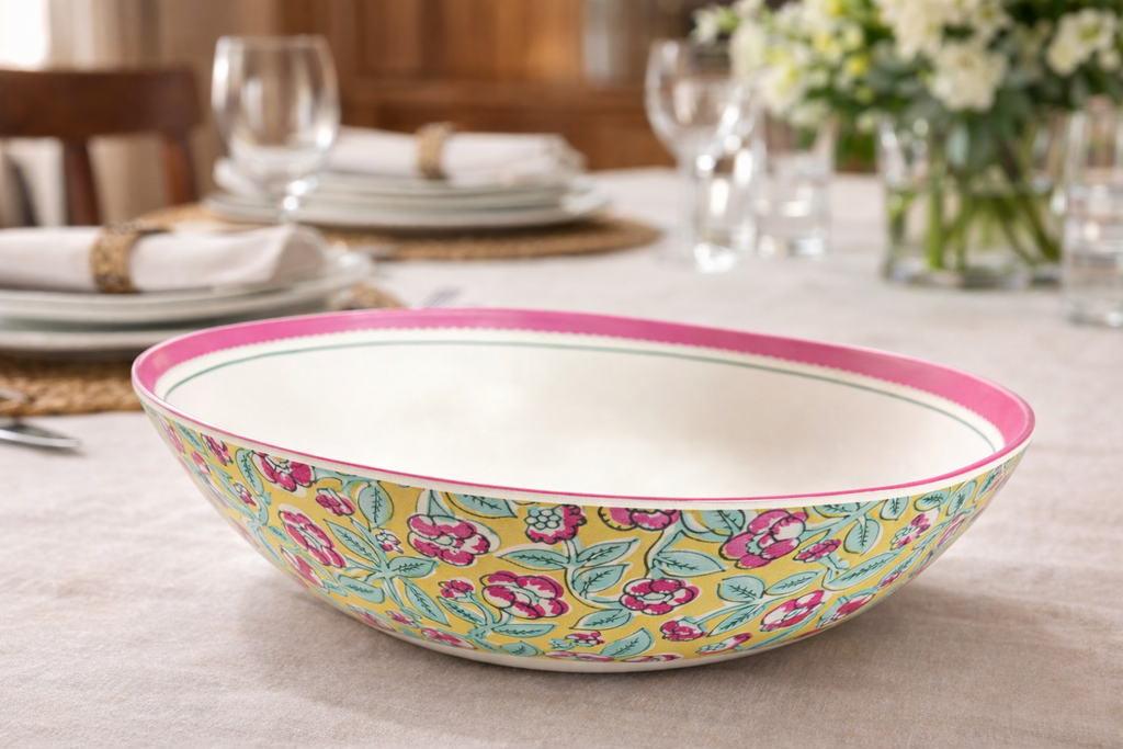 Wildflower Meadow Extra-Large Ceramic Pasta Bowl