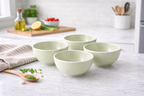 Celadon Mist 4-Piece Stoneware Cereal Bowl Set