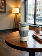 Urban Slate Insulated Bamboo Travel Mug