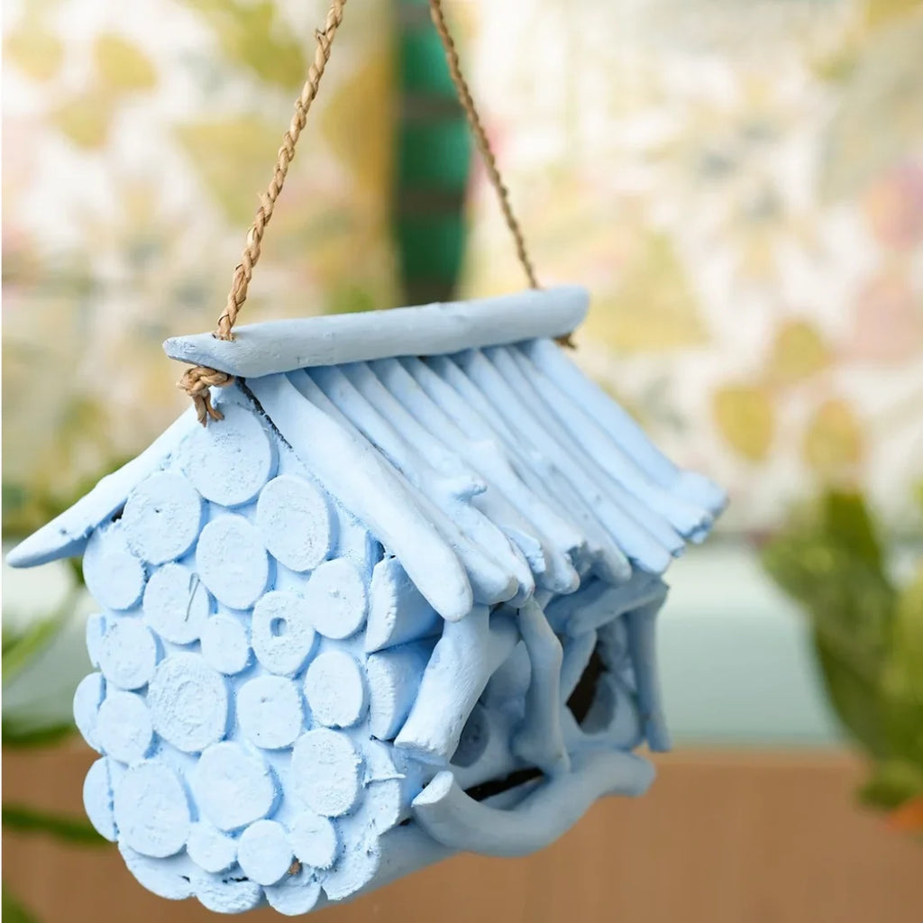 TIMBER KALA’S DOUBLE SLOT BIRD HOUSE FOR DECOR