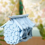 TIMBER KALA’S DOUBLE SLOT BIRD HOUSE FOR DECOR