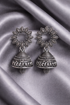 Sunflower Cutout Stud Traditional Jhumkas