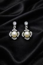 Rose Pink & Crystal Dainty Earring Trio (Gift Box)