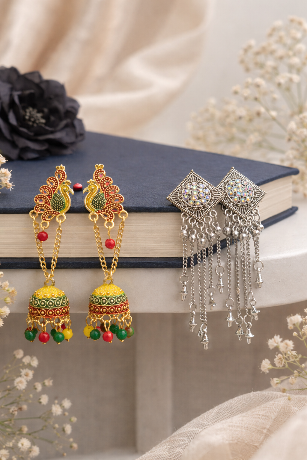 Ethnic & Chic Assorted Earring Box (Set of 4)