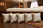 Vintage Floral Autumn Embroidered Cushion Covers