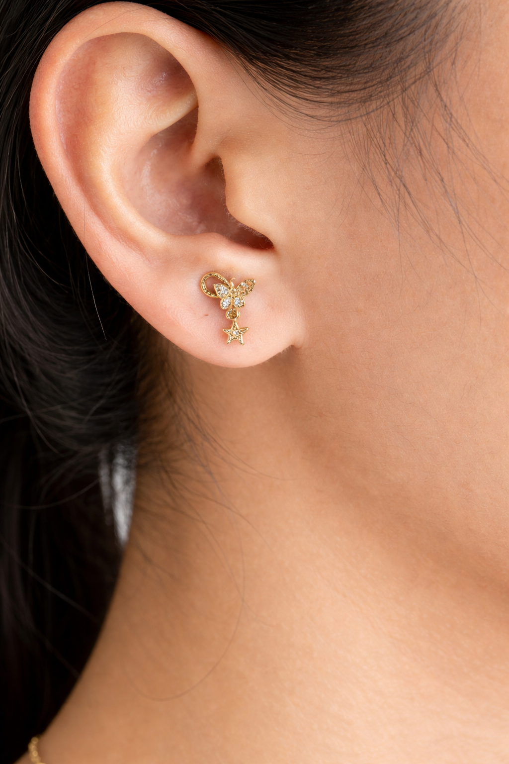 Celestial Shooting Star Crystal Jewelry Set