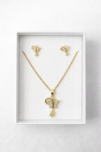 Celestial Shooting Star Crystal Jewelry Set