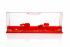 Liquid Motion Heart Wave Paperweight – Red Valentine's Desk Toy
