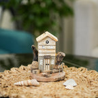 TIMBER KALA'S DRIFTWOOD WOODEN HOUSE WITH ROOF FOR DECOR