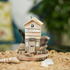 TIMBER KALA'S DRIFTWOOD WOODEN HOUSE WITH ROOF FOR DECOR