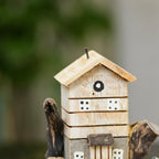 TIMBER KALA'S DRIFTWOOD WOODEN HOUSE WITH ROOF FOR DECOR