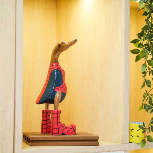 TIMBER KALA'S SMALL SPIDERMAN SWAGGER DUCKS FOR DECOR