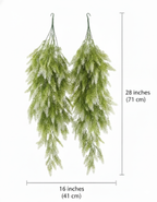 Hanging Artificial Asparagus Fern Vines (Set of 2)